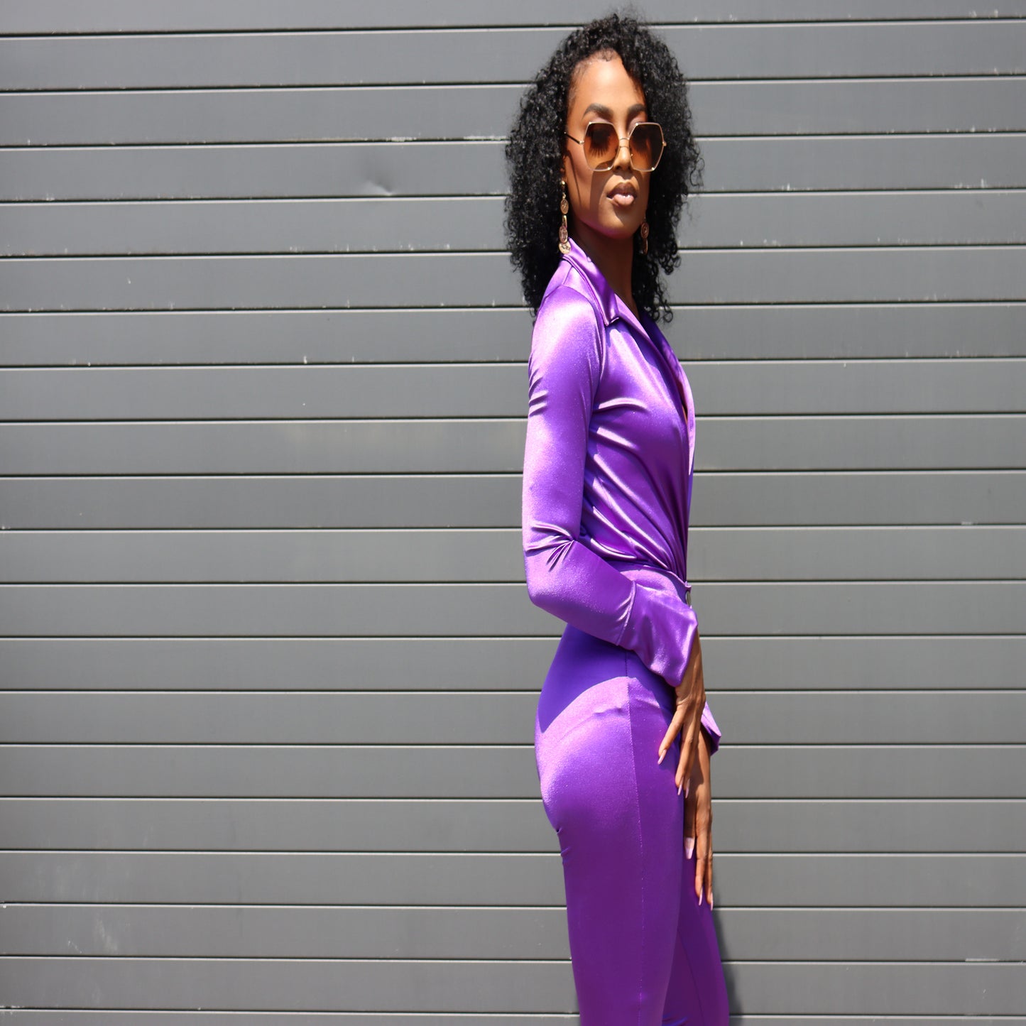 Purple Pant Set