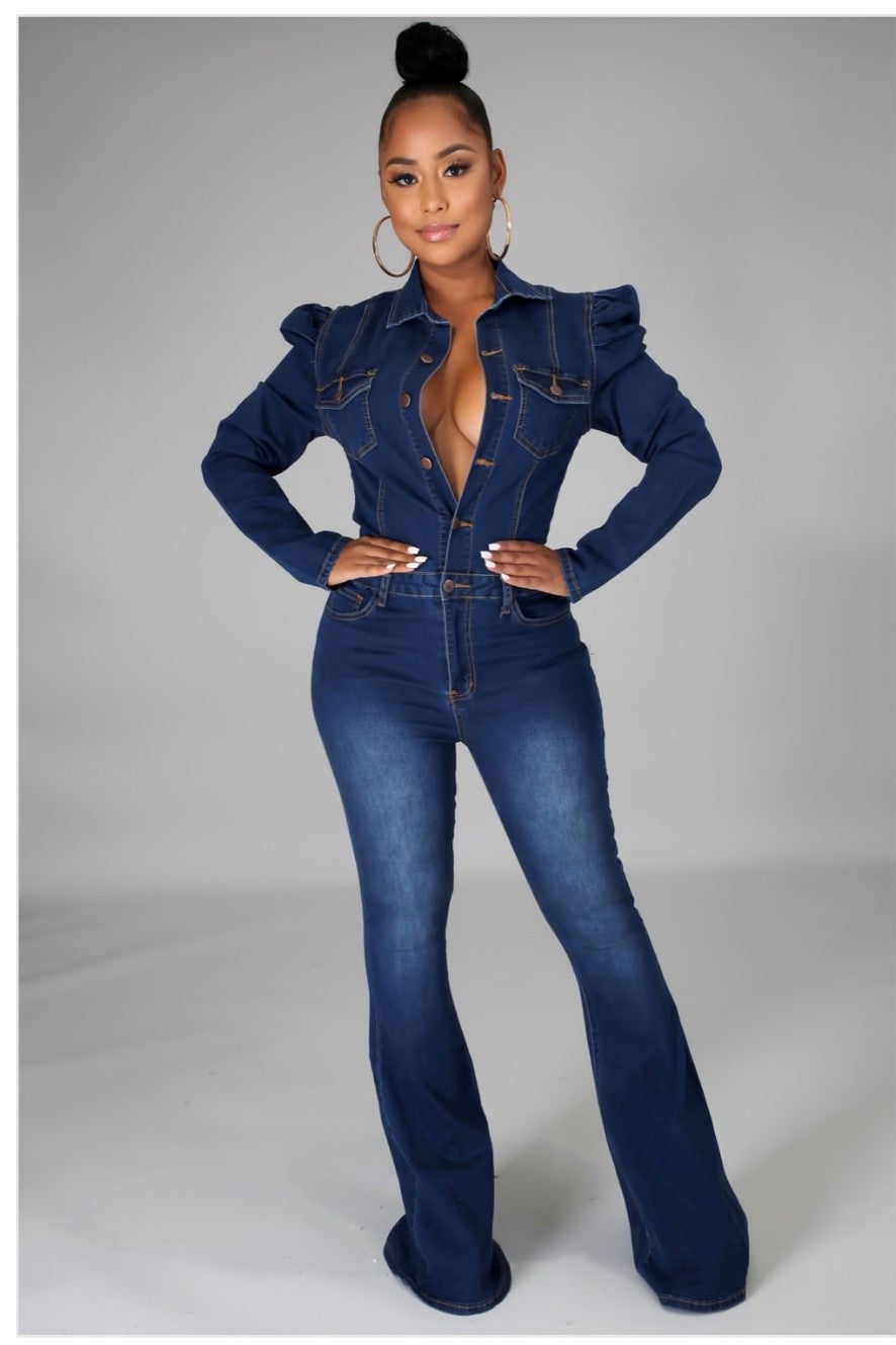 Demi Denim Jumpsuit