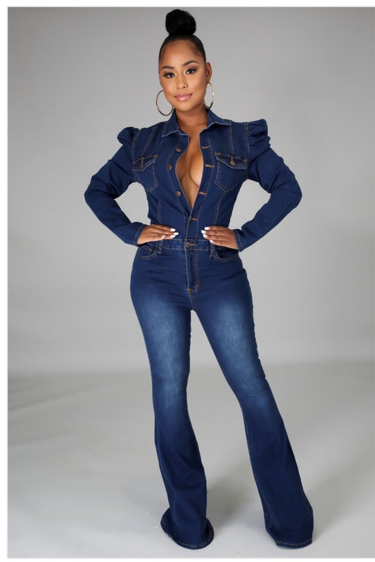 Demi Denim Jumpsuit