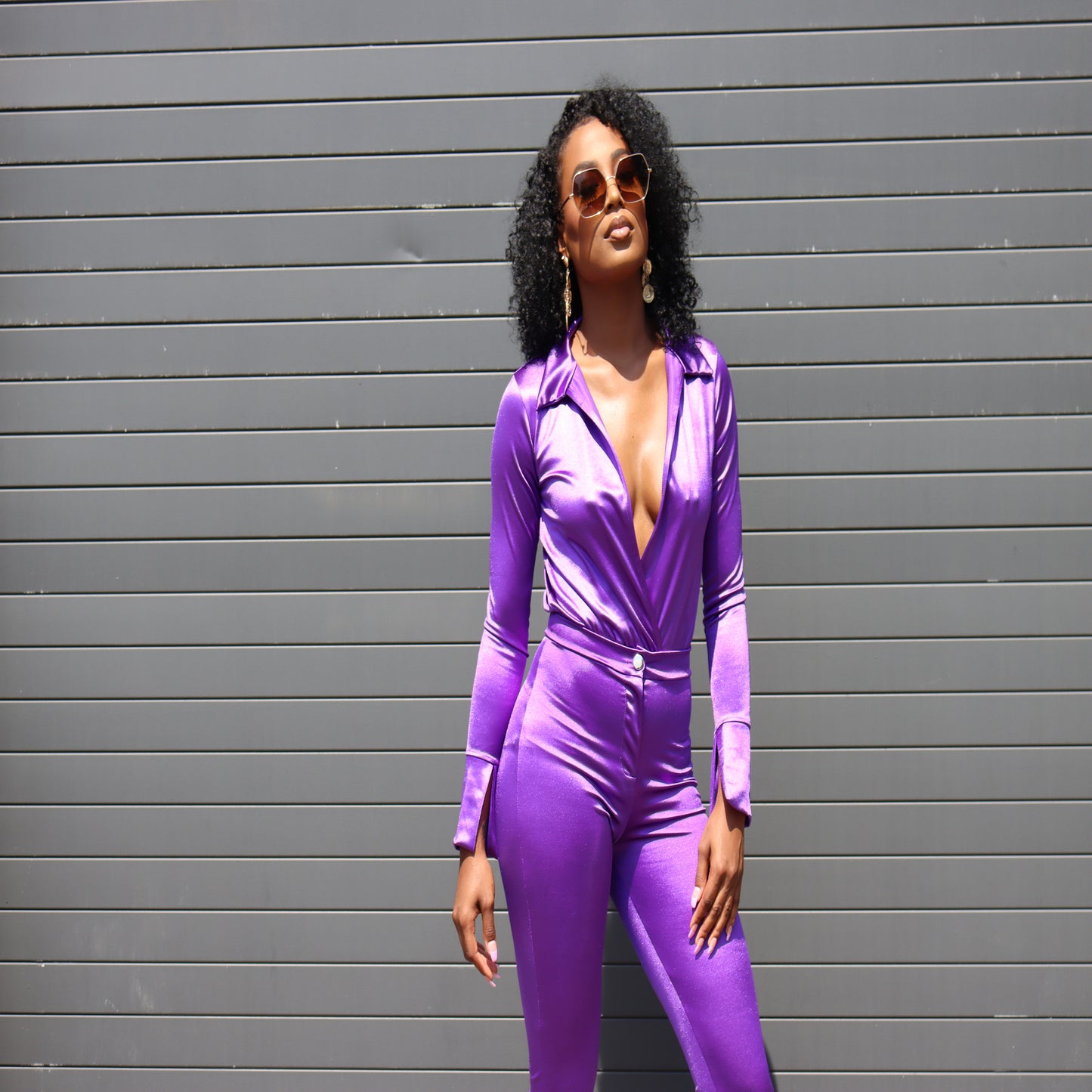 Purple Pant Set